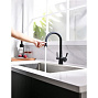 Смеситель для кухни LEMARK LM3075BL "Комфорт" черный