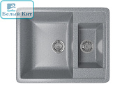 Мойка ML-GM21 двухчашевая, темно-серая (309), 495*610*190мм