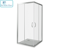 Душевое ограждение GOOD DOOR INFINITY CR-80-C-CH 80*80*185 квадратное стекло прозрачное 6 мм