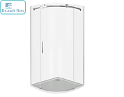 Душевое ограждение GOOD DOOR ALTAIR R-100-C-CH (1000 x1000 x 1950 мм) прозрачное стекло 8 мм