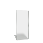 Боковая часть GOOD DOOR INFINITY SP-100-G-CH (1000 x 1850 мм) матовое стекло 6 мм
