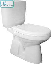 Унитаз-компакт SANTEK "АНИМО" (в пол) c вертикальным выпуском с сиденьем микролифт 1WH302136