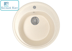 Мойка ML-GM11 круглая, бежевая (328), 500мм