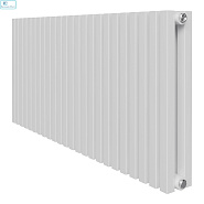 Дизайн-радиатор Royal Thermo Shift C2050 - 20 секц.RAL9016 боковое подкл. при Δt70-2040 Вт 20.4м2