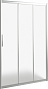 Душевая дверь раздвижная GOOD DOOR Orion WTW-130-G-CH (1300*1850мм) стекло 5 мм матовое  