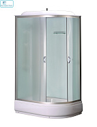 Душевая кабина Loranto CS-66120-20L F 120х80х215 поддон 20 см, белое стекло 4мм