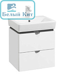 Тумба  АКВАТОН подвесная "Скай 50" белая БЕЗ раковины Нео-50