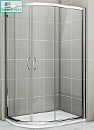 Душевое ограждение GOOD DOOR INFINITY R-120-G-CH (120*80*185 см) стекло матовое 6 мм