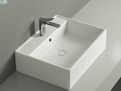 Умывальник накладной Ceramica Nova CN6046 590*450*160 мм  белый