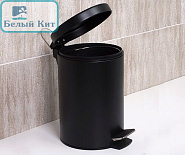 Ведро для мусора WK 5л K-635 BLACK