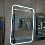 Зеркало-шкаф ALAVANN "LANA-55" LED подсветка по периметру фасада