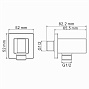 Настенное соединение Wasserkraft A086 хром
