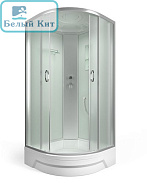 Душевая кабина ERLIT ER351026P-C3 100*100 средний поддон матовые стекла БЕЗ СИЛИКОНОВАЯ СБОРКА