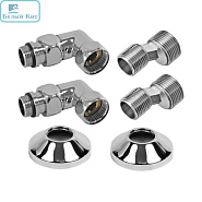 Комплект подключения для пс Point PN93412 3/4х1/2 г/ш со сгоном Хром 