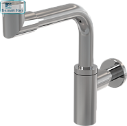 Сифон для раковины ALCAPLAST A403 DESIGN d=32 цельнометаллический 