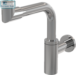 Сифон для раковины ALCAPLAST A403 DESIGN d=32 цельнометаллический 