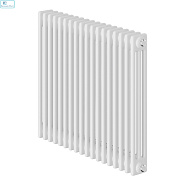 Дизайн-радиатор Royal Thermo Insignia C3050 - 18 секц.RAL9016 боковое подкл. при Δt70-1530 Вт 15,3м2