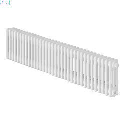Дизайн-радиатор Royal Thermo Insignia VC3030 - 34 секц.RAL9016 нижнее подкл. при Δt70-1734 Вт 17.3м2
