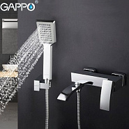Смеситель для ванны GAPPO G3207 хром