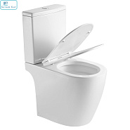 Унитаз-компакт AZARIO AZ-1253CT "LEO TORNADO FLUSHING" ТОРНАДО с сиденьем микролифт