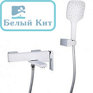 Смеситель для ванны GAPPO G3217-8 белый хром FUTURA