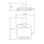 Держатель туалетной бумаги WK К-5025 LEINE
