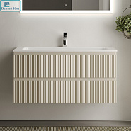 Тумба подвесная Sancos Snob R 100 (Сноб Р) Бежевый матовый 995x445x500 под раковину CN7003/CN7013 