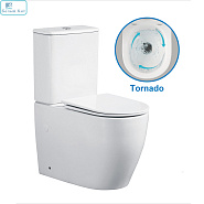 Унитаз-компакт AZARIO AZ-1229A "BONELLE" ТОРНАДО с сиденьем микролифт