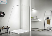 Душевая перегородка Azario CHICAGO Walk-in 1200x1950 прозрачное стекло 8 мм, AZ-NAR6310 1200)