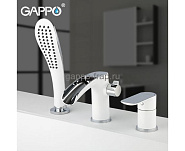 Смеситель для акриловой ванны GAPPO G1148-8 на 3 отверстия
