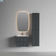 Тумба подвесная Sancos Snob R 60 (Сноб Р), Темный антрацит 590x445x500 под раковину CN7001/CN7011