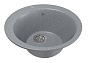 Мойка ML-GM13 круглая, темно-серая (309), 495мм