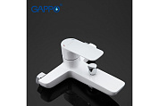 Смеситель для ванны GAPPO G3048 белый/хром