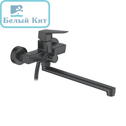 Смеситель для ванны LEDEME L2281B BLACK длинный излив