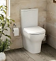 Унитаз-компакт VITRA ZENTRUM 61см пристенный с сиденьем микролифт, механизм Geberit  9012B003-7202
