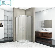 Душевое ограждение GOOD DOOR INFINITY CR-80-G-CH 80*80*185 квадратное стекло матовое 6 мм