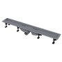 Желоб ALCAPLAST водоотводящий APZ12-850 с порогами для перф,решетки или решетки под кладк (горизонт
