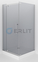 Душевое ограждение ERLIT ER10109H-C4 (90*90*200) квадратное тонированная стекло 6 мм без поддона