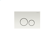 Кнопка AQUATEK KDI-0000015 (005A)  Белая ободок хром
