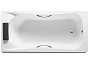 Ванна акриловая ROCA BeCool 190х90 на каркасе с ручками сифоном без панели