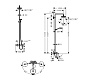 Душевая система HANSGROHE Croma Select E 180 2jet Showerpipe 27352400 с термостатом для ванны