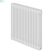 Дизайн-радиатор Royal Thermo Insignia VC3050 - 18 секц.RAL9016 нижнее подкл. при Δt70-1530 Вт 15.3м2