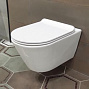 Унитаз подвесной Kerama Marazzi PLAZA Modern PLMR.wc.02 безободковый с сиденьем микролифт