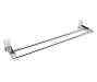 Штанга для полотенец двойная WK К-5040WHITE LEINE