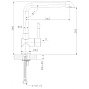 Смеситель для кухни LEMARK LM5074S Expert  