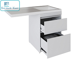 Тумба MIXLINE под стиральную машину "Созвездие-56" напольная с умывальником COSMOS-120 см ЧАША СПРАВ