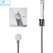 Смеситель для гигиенического душа ROSE R105C белый/хром термостат