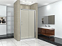 Душевая дверь раздвижная GOOD DOOR INFINITY WTW-130-G-CH (130*185 см) стекло матовое 6 мм