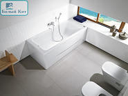 Ванна акриловая ROCA EASY 170х75 на каркасе с сифоном без панели
