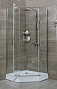 Душевое ограждение ALEX BAITLER AB215-90  90*90 трапеция стекло 8мм  прозрачное без поддона